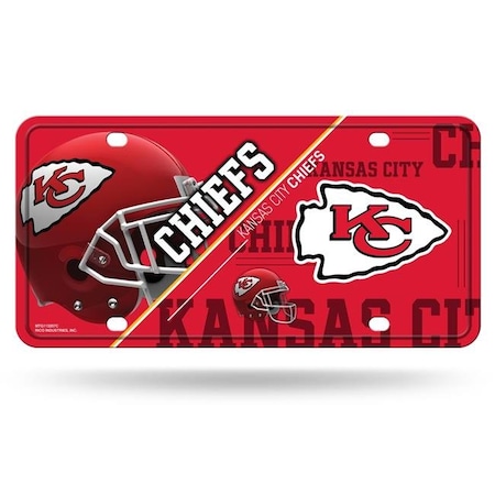 Rico Industries Kansas City Chiefs License Plate Metal 6734548511